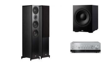 YAMAHA R-N800A s + HECO AURORA XT 700 + XT SUB 30A