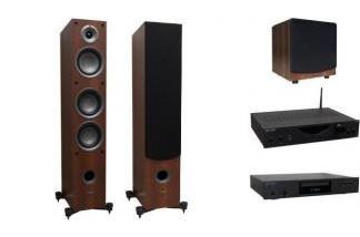 TAGA HARMONY HTA-600B + TCD-50 + TAV-507F + TSW-80 walnut