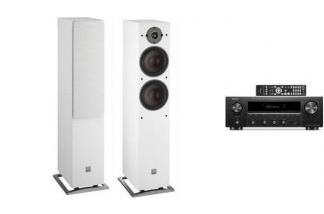 DENON DRA-900H + DALI OBERON 7 białe