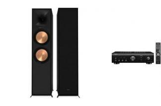 DENON PMA-600NE + KLIPSCH R-800F