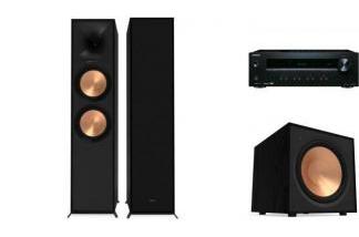 ONKYO TX-8220 + KLIPSCH R-800F + R-101SW