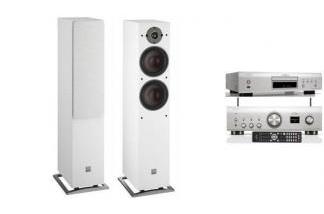 DENON PMA-900HNE SP + DCD-900NE + DALI OBERON 7 białe
